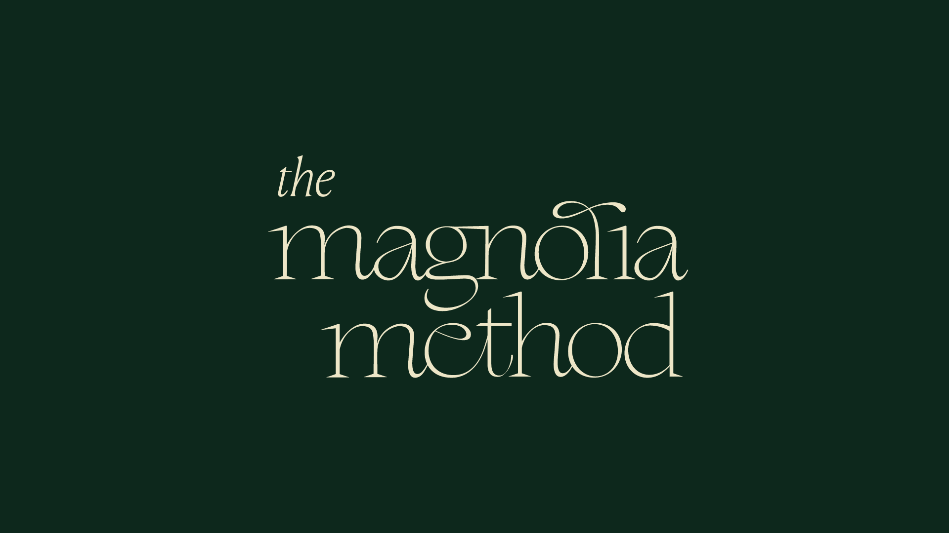 The Magnolia Method