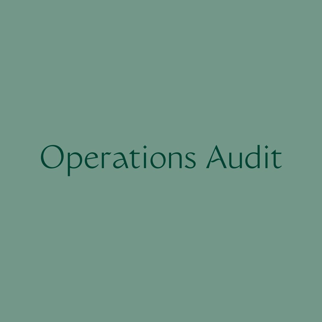 Operations Audit