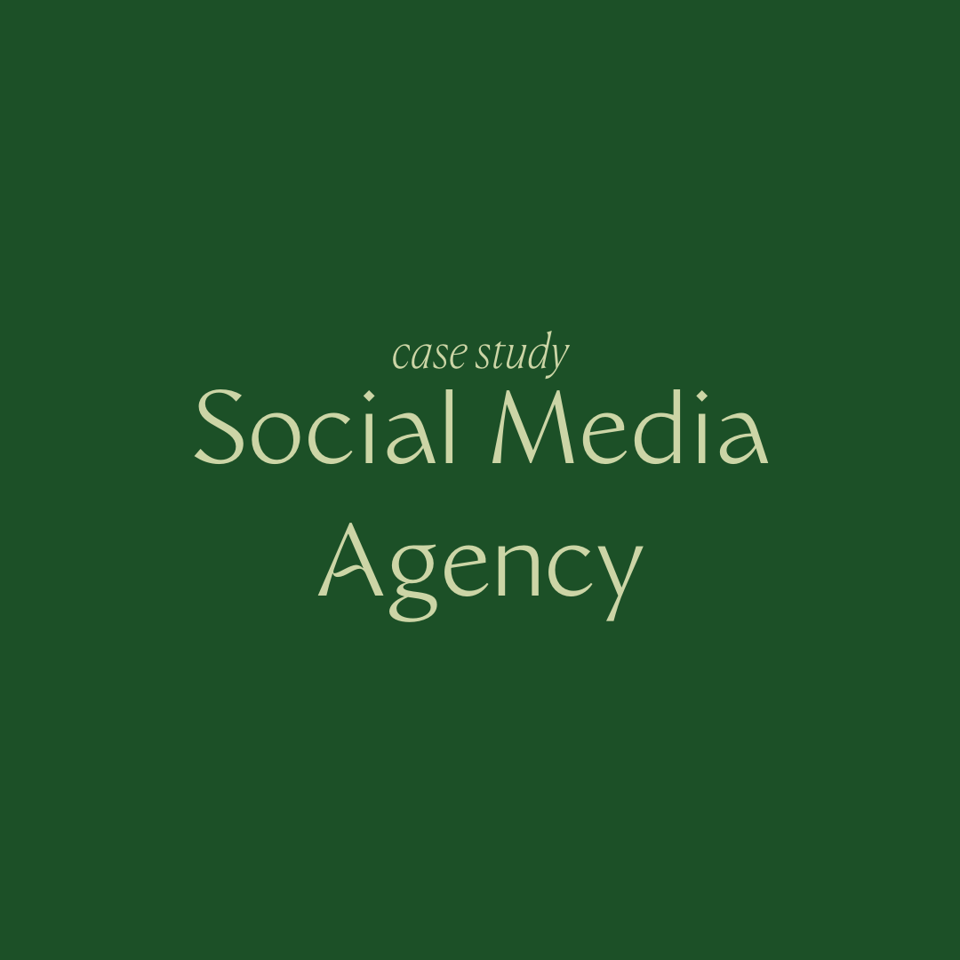Case study: social media agency